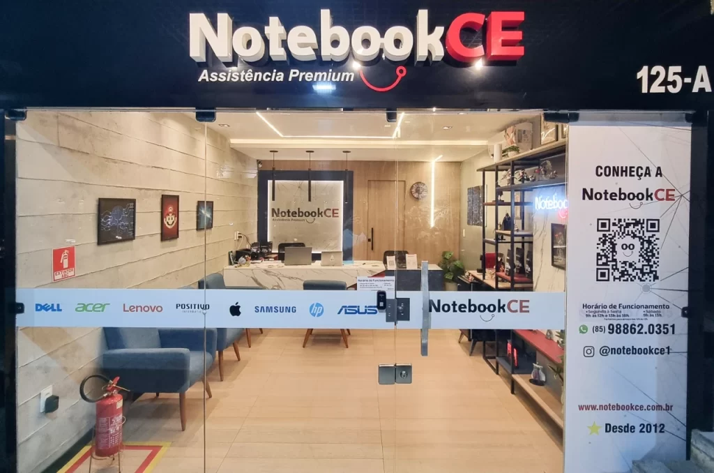 fachada da notebookce em fortaleza