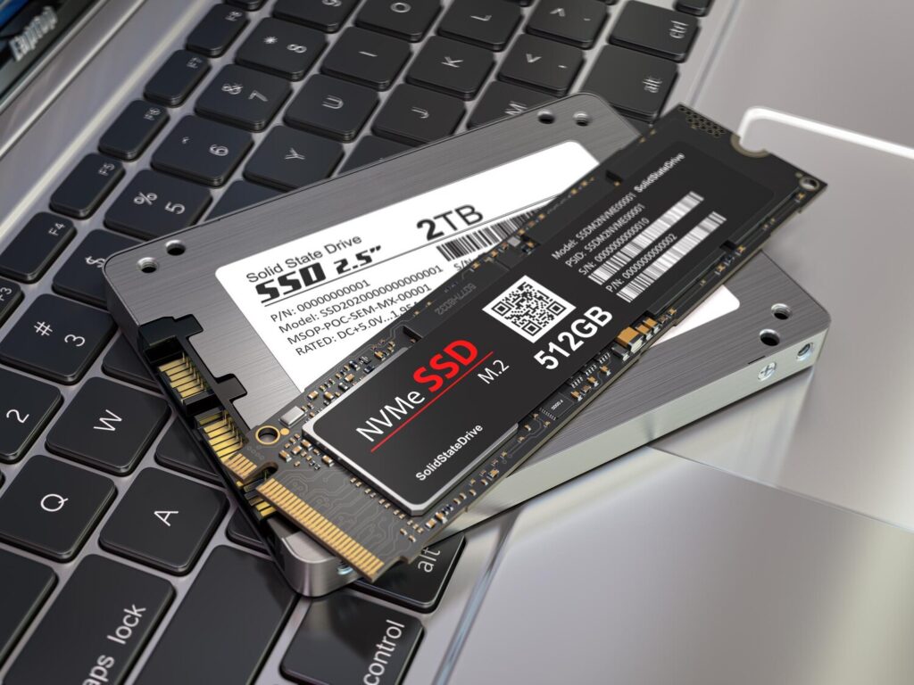 different types ssd disk drive isolated laptop keyboard classic ssd ssd m2 708636 765